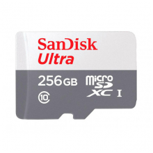 Карта пам'яті SanDisk 256 GB microSDHC UHS-I Ultra (SDSQUNR-256G-GN3MN)