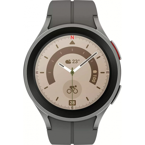 Смарт-годинник Samsung Galaxy Watch5 Pro 45mm LTE Gray Titanium (SM-R925FZTA) Купити в Україні