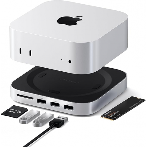 Концентратор і підставка Satechi для Mac mini (2024+) ST-GNMMES Купити в Україні