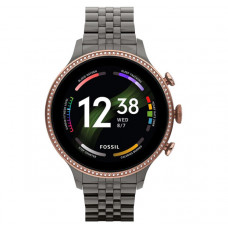 Смарт-годинник Fossil Gen 6 42mm Gunmetal Stainless Steel (FTW6078)