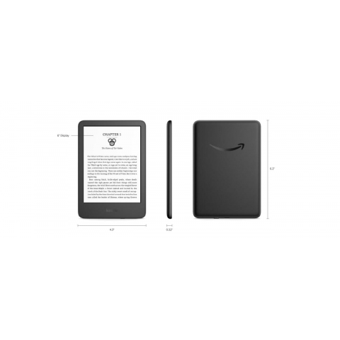 Електронна книга з підсвічуванням Amazon Kindle 11th Gen. 2024 16Gb Black Купити в Україні