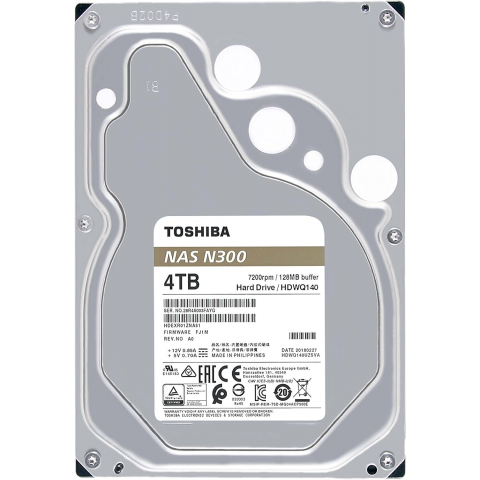 Жорсткий диск Toshiba N300 4TB (HDWQ140UZSVA) Купити в Україні