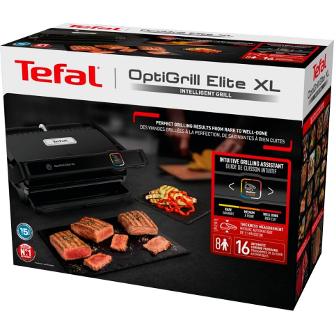 Електрогриль притискний Tefal OptiGrill Elite XL GC760812 Купити в Україні