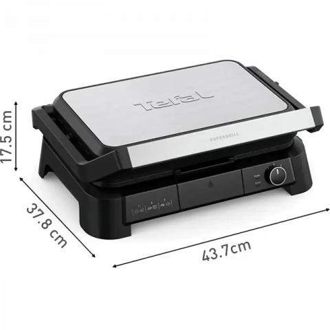 Електрогриль притискний Tefal SuperGrill 3in1 XL GC520DE0 Купити в Україні