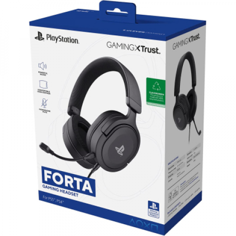 Навушники з мікрофоном Trust GXT 498 Forta for PS5 Black (24715) Купити в Україні