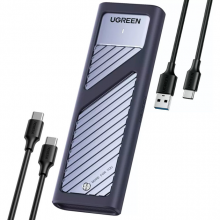 Зовнішня кишеня для диска UGREEN CM559 M.2 NVMe Enclosure Gray (15511)