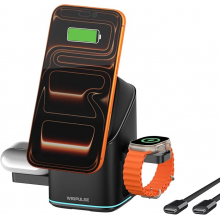 Док-станція Wiopulse WiO Charge X-01 3-in-1 Qi Black