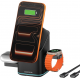 Док-станція Wiopulse WiO Charge X-01 3-in-1 Qi Black Купити в Україні