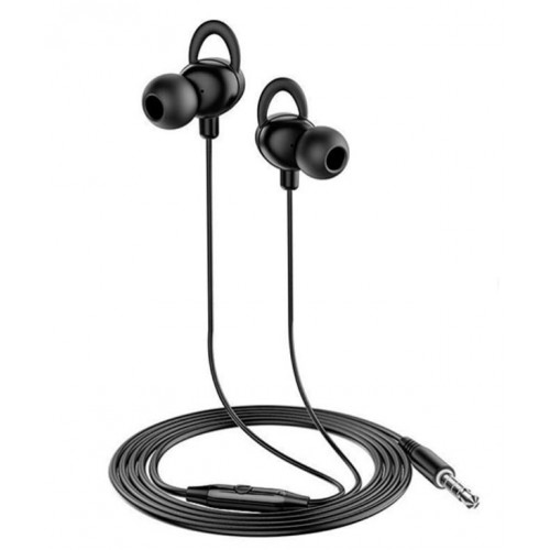 Навушники Hoco M103 Rhyme universal earphones with microphone Black Купити в Україні