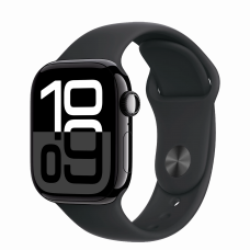Смарт-годинник Apple Watch Series 10 GPS + Cellular 42mm Jet Black Alu. Case w. Black Sport Band - S/M (MWX63)