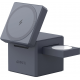 Бездротовий зарядний пристрій Anker MagGo Wireless Charging Station 15W 3-in-1 Cube Black (Y1811G11)