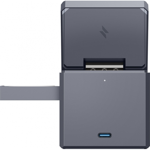 Бездротовий зарядний пристрій Anker MagGo Wireless Charging Station 15W 3-in-1 Cube Black (Y1811G11)