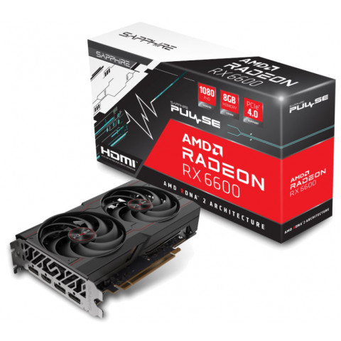 Відеокарта Sapphire Radeon RX 6600 PULSE (11310-01) Купити в Україні