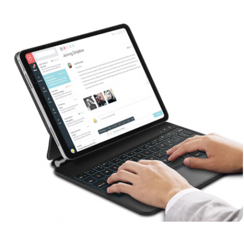 Чохол-клавіатура TECURS for iPad Air 11" 2024 (M2)/Pro 11"AZERTY (KC004) Купити в Україні