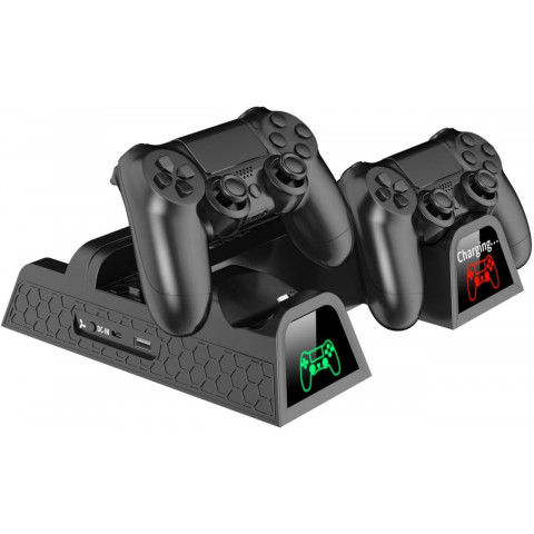 Зарядна станція OIVO для PS4 з охолодженням (IV-P4S1785) Купити в Україні