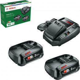 Акумулятор Bosch Starter Set 18V 2x2,5Ah + AL 1830 CV (1600A011LD)