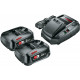 Акумулятор Bosch Starter Set 18V 2x2,5Ah + AL 1830 CV (1600A011LD) Купити в Україні