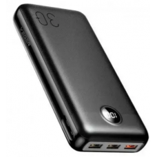 Універсальна батарея VEGER V3008 PD 30000 mAh 20W PD Quick Charge 3.0 + LCD Black
