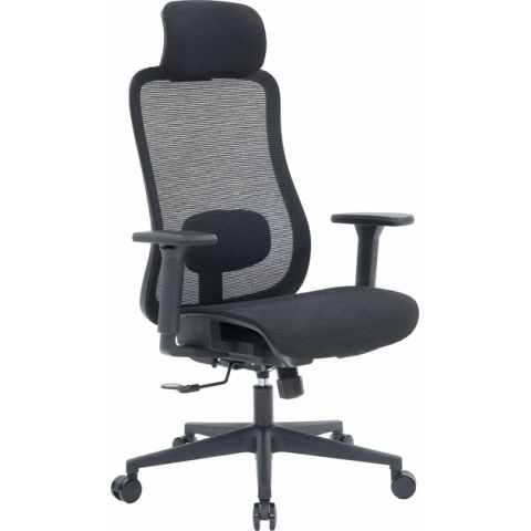 Крісло офісне OfficePro Wave OC670-B-B-B Купити в Україні