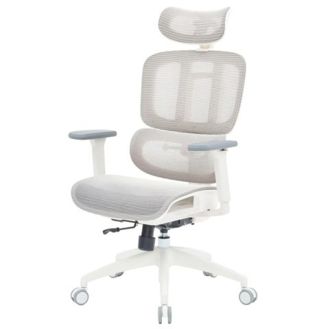 Крісло офісне OfficePro Skyline OC680-W-LG-LG Купити в Україні