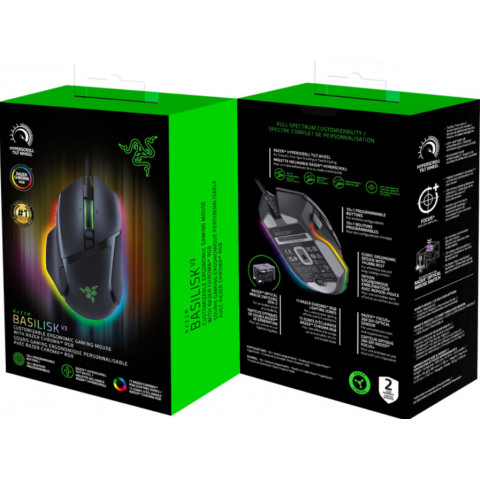 Миша RAZER Basilisk V3 35K, black (RZ01-05230100-R3M1) Купити в Україні