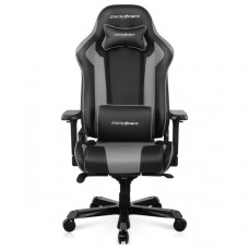 Крісло DXRacer King (GC-K99-NG-A3-01-NVF) (чорне-сіре) PU, алюмінієва основа