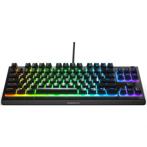 Клавіатура SteelSeries Apex 3 TKL USB ENG/UA/DE (64831) Купити в Україні