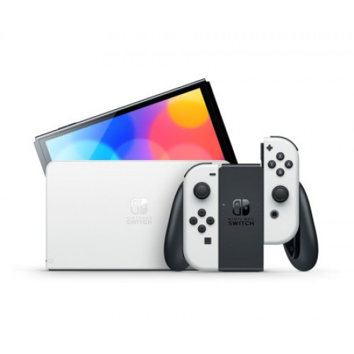 Ігрова приставка Nintendo Switch OLED with White Joy-Con (045496453435) Купити в Україні