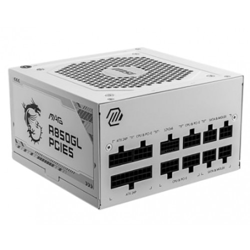Блок живлення MSI MAG A850GL PCIE5 850W Білий Купити в Україні