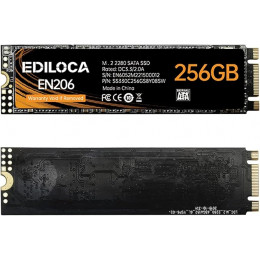 Внутрішний накопичувач SSD Ediloca EN206 256GB 3D NAND TLC M.2 SSD, M.2 2280 SATA III