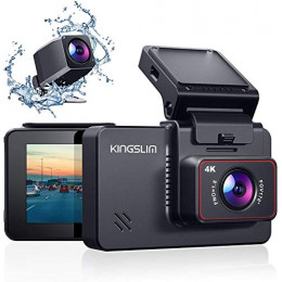 Відеореєстратор Kingslim D1 Pro Dual Dash Cam 4K