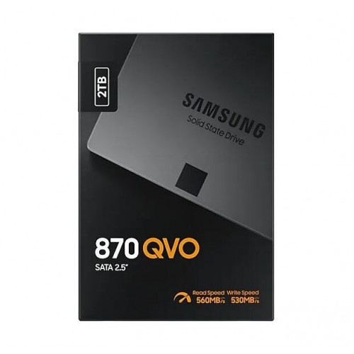 Жорсткий диск SSD: 2TB Samsung 870 QVO 2.5" SATAIII (MZ-77Q2T0BW) Купити в Україні