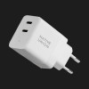 Зарядний пристрій NOVOO GaN 35W Wall Charger (2USB-C) White Купити в Україні