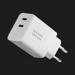 Зарядний пристрій NOVOO GaN 35W Wall Charger (2USB-C) White