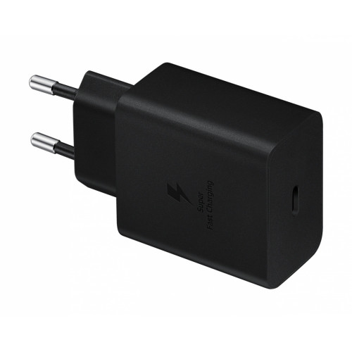 Зарядний пристрій Samsung 45W PD Power Adapter USB Type-C to C Cable Black Купити в Україні