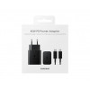 Зарядний пристрій Samsung 45W PD Power Adapter USB Type-C to C Cable Black Купити в Україні