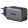 Зарядний пристрій Ugreen 65W (1xUSB-A, 2xUSB-C) Wall Charger Black (10335) Купити в Україні