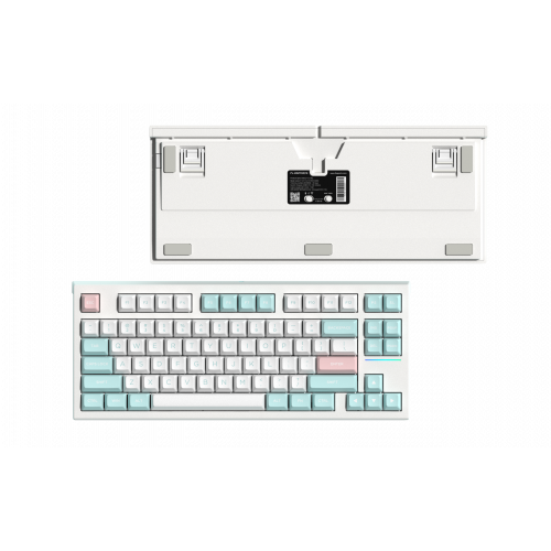 Клавіатура FL ESPORTS FL750 SAM Marshmallow Kailh MX Cool Mint Three-Mode (FL750SAM-4599)