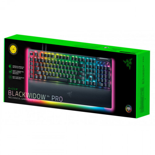 Клавіатура механічна RAZER BlackWidow V4 PRO, Yellow Switch (RZ03-04681800-R3M1) Купити в Україні