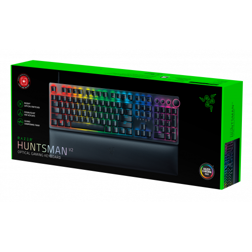 Клавіатура механічна RAZER Huntsman V2, Red Optical switch, RU (RZ03-03930700-R3R1) Купити в Україні