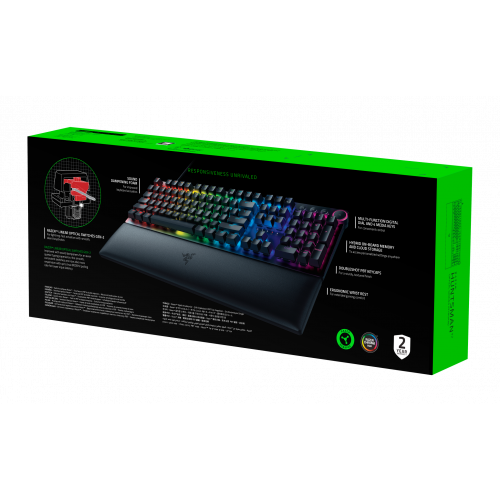 Клавіатура механічна RAZER Huntsman V2, Red Optical switch, RU (RZ03-03930700-R3R1) Купити в Україні