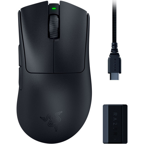 Миша RAZER DeathAdder V3 PRO and HyperPolling Wireless Dongle (RZ01-04630300-R3WL) Купити в Україні