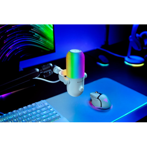 Мікрофон RAZER Seiren V3 Chroma, White (RZ19-05060200-R3M1) Купити в Україні