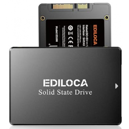 Накопичував SSD Ediloca ES106 512GB SSD SATA III 2.5" 3D TLC NAND Flash Internal Hard Drive