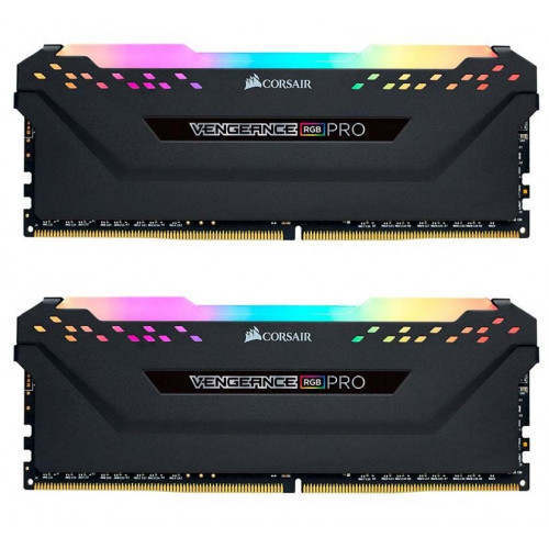 Оперативна пам'ять DDR4 2x16GB 3200MHz Corsair Vengeance RGB Pro Black (CMW32GX4M2E3200C16) Купити в Україні