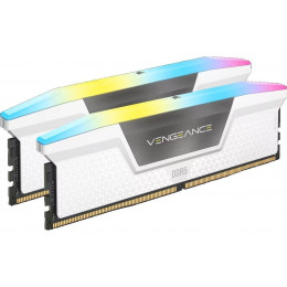 Оперативна пам'ять DDR5 2x16GB 6000MHz Corsair Vengeance RGB White (CMH32GX5M2E6000C36W)