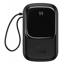 Універсальна мобільна батарея Baseus Qpow Digital Display Quick Charging 20W 20000mAh Black (PPQD-H01)
