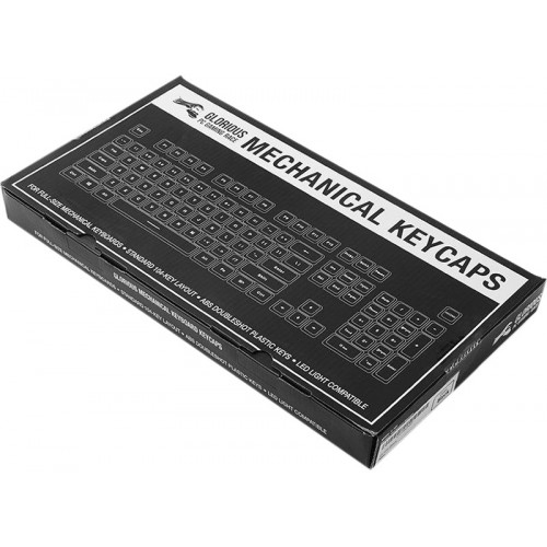 Набір кейкапів GLORIOUS ABS - DS104 Key - US layout, black (G-104-Black) Купити в Україні