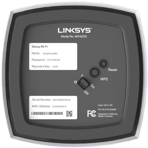 Роутер Linksys Wi-Fi 6 Mesh MX12600 (3-Pack) Купити в Україні