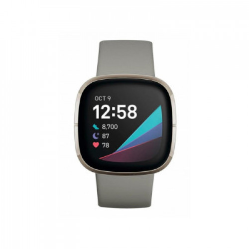 Смарт-годинник Fitbit Sense Silver Sage Grey (FB512SRSG) Купити в Україні